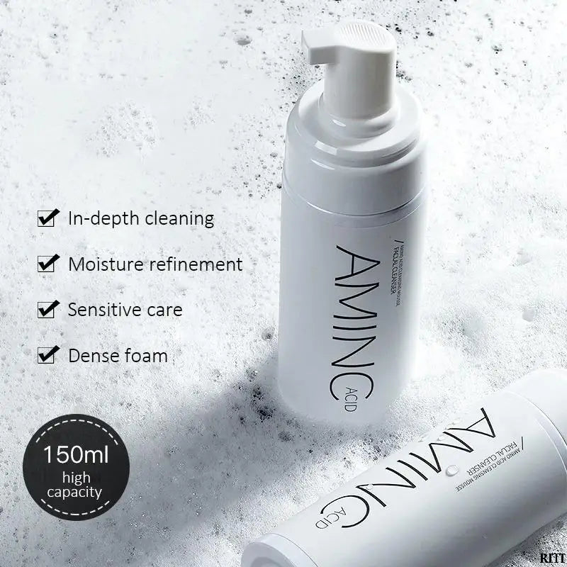 Mousse Nettoyante Visage aux Acides Aminés – Nettoyage Doux & Hydratant