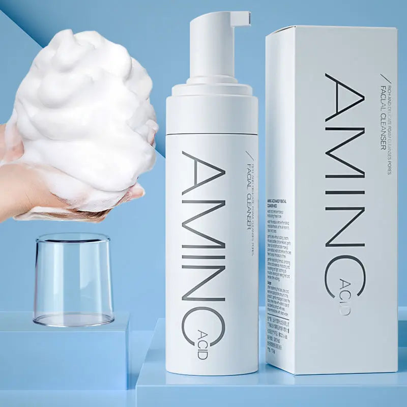 Mousse Nettoyante Visage aux Acides Aminés – Nettoyage Doux & Hydratant