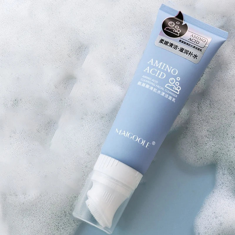 Mousse Nettoyante Visage aux Acides Aminés – Nettoyage Doux & Hydratant